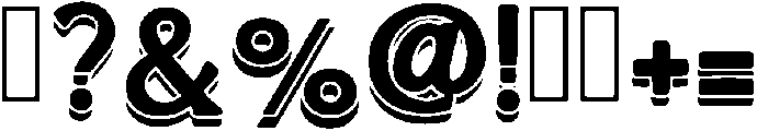 Simple Outline Regular otf (400) Font OTHER CHARS