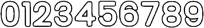 Simple Outline Regular otf (400) Font OTHER CHARS