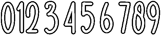 Simple Outline Regular otf (400) Font OTHER CHARS