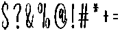 Simple Paradise Regular otf (400) Font OTHER CHARS