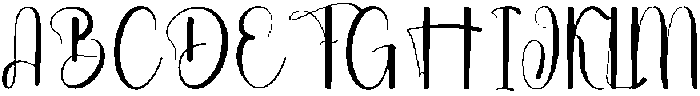 Simple Paradise Regular otf (400) Font UPPERCASE