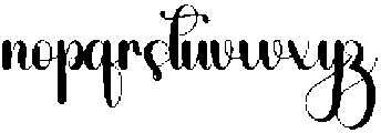 Simple Paradise Regular otf (400) Font LOWERCASE