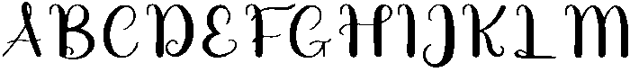 Simple Present Regular otf (400) Font UPPERCASE