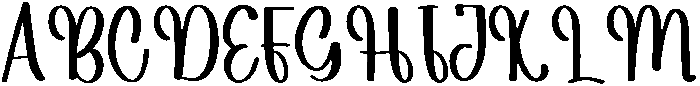 Simple Pumpkin Regular otf (400) Font UPPERCASE