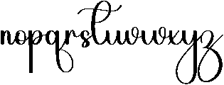 Simple Pumpkin Regular otf (400) Font LOWERCASE