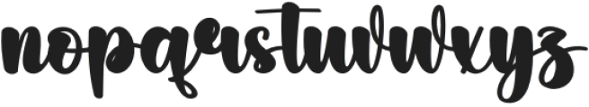 Simple Quirky Regular otf (400) Font LOWERCASE