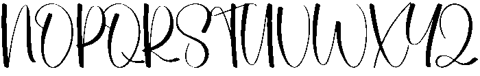 Simple Saturday Regular otf (400) Font UPPERCASE