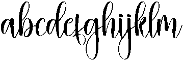 Simple Saturday Regular otf (400) Font LOWERCASE