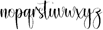 Simple Saturday Regular otf (400) Font LOWERCASE