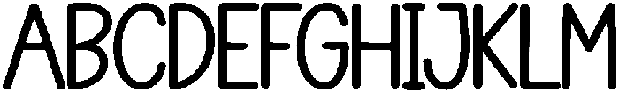 Simple Saturday Regular otf (400) Font UPPERCASE