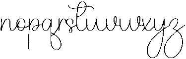 Simple Saturday Regular otf (400) Font LOWERCASE