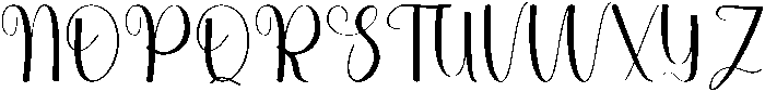 Simple  Saturday Regular otf (400) Font UPPERCASE