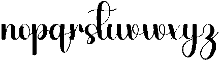 Simple  Saturday Regular otf (400) Font LOWERCASE