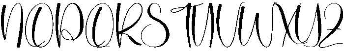 Simple Saturday Regular otf (400) Font UPPERCASE