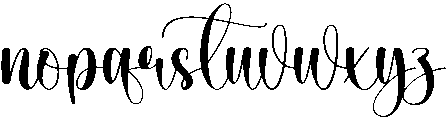 Simple Saturday Regular otf (400) Font LOWERCASE