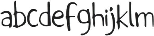 Simple Scratch otf (400) Font LOWERCASE