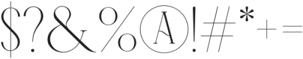 Simple Serenity Serif otf (400) Font OTHER CHARS