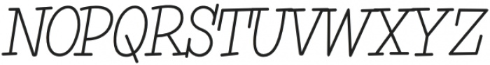 Simple Serif Light Simple Serif Light otf (300) Font UPPERCASE