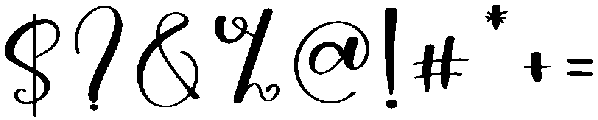 Simple Signature Regular otf (400) Font OTHER CHARS