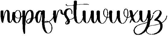 Simple Signature Regular otf (400) Font LOWERCASE