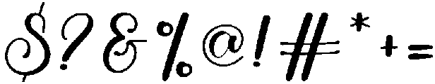 Simple Signature Regular otf (400) Font OTHER CHARS