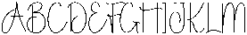 Simple Signature Regular otf (400) Font UPPERCASE