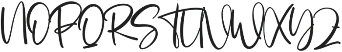 Simple Signature Regular otf (400) Font UPPERCASE