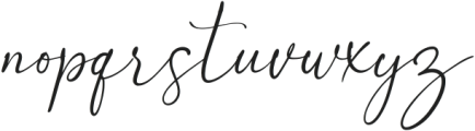 Simple Stylish otf (400) Font LOWERCASE