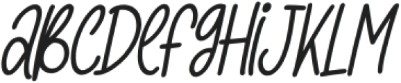 Simple Summer Italic otf (400) Font LOWERCASE