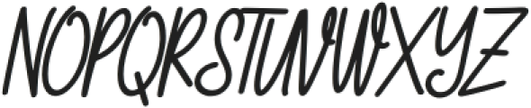 Simple Summer Italic otf (400) Font LOWERCASE