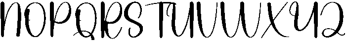 Simple Summer Regular otf (400) Font UPPERCASE