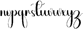 Simple Summer Regular otf (400) Font LOWERCASE