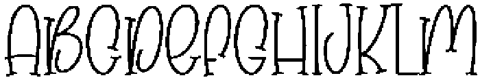 Simple Winter Regular otf (400) Font UPPERCASE