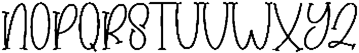 Simple Winter Regular otf (400) Font UPPERCASE