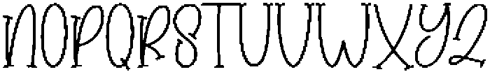 Simple Winter Regular otf (400) Font LOWERCASE