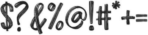 Simpleday Brush otf (400) Font OTHER CHARS
