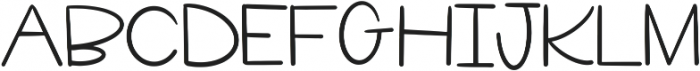 Simplicity Regular ttf (400) Font UPPERCASE