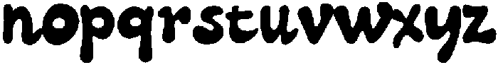 Simplify Regular ttf (400) Font LOWERCASE