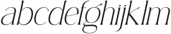 Simply Conception Extra Light Italic otf (200) Font LOWERCASE