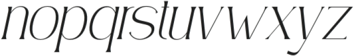 Simply Conception Extra Light Italic otf (200) Font LOWERCASE