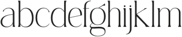 Simply Conception Extra Light otf (200) Font LOWERCASE