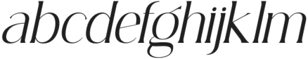 Simply Conception Light Italic otf (300) Font LOWERCASE