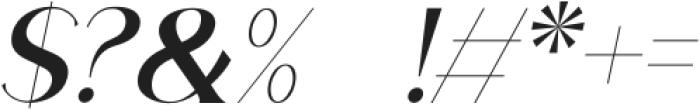 Simply Conception Medium Italic otf (500) Font OTHER CHARS