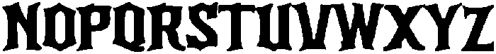 Simply Gothic Regular otf (400) Font UPPERCASE