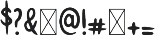Simply Handwritten Regular otf (400) Font OTHER CHARS