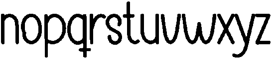 Simply Regular otf (400) Font LOWERCASE