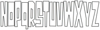 Simulacrum Outline otf (400) Font UPPERCASE