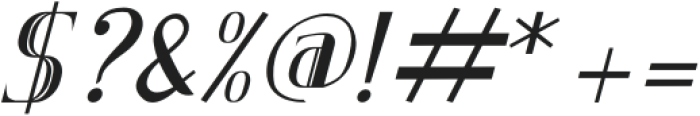 Sinaelgi-Italic otf (400) Font OTHER CHARS