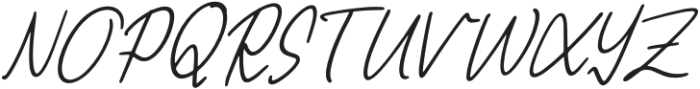 Sinatra Draw Italic otf (400) Font UPPERCASE
