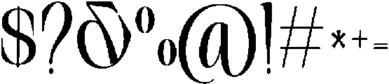 SinclairProObsession-Bold otf (700) Font OTHER CHARS